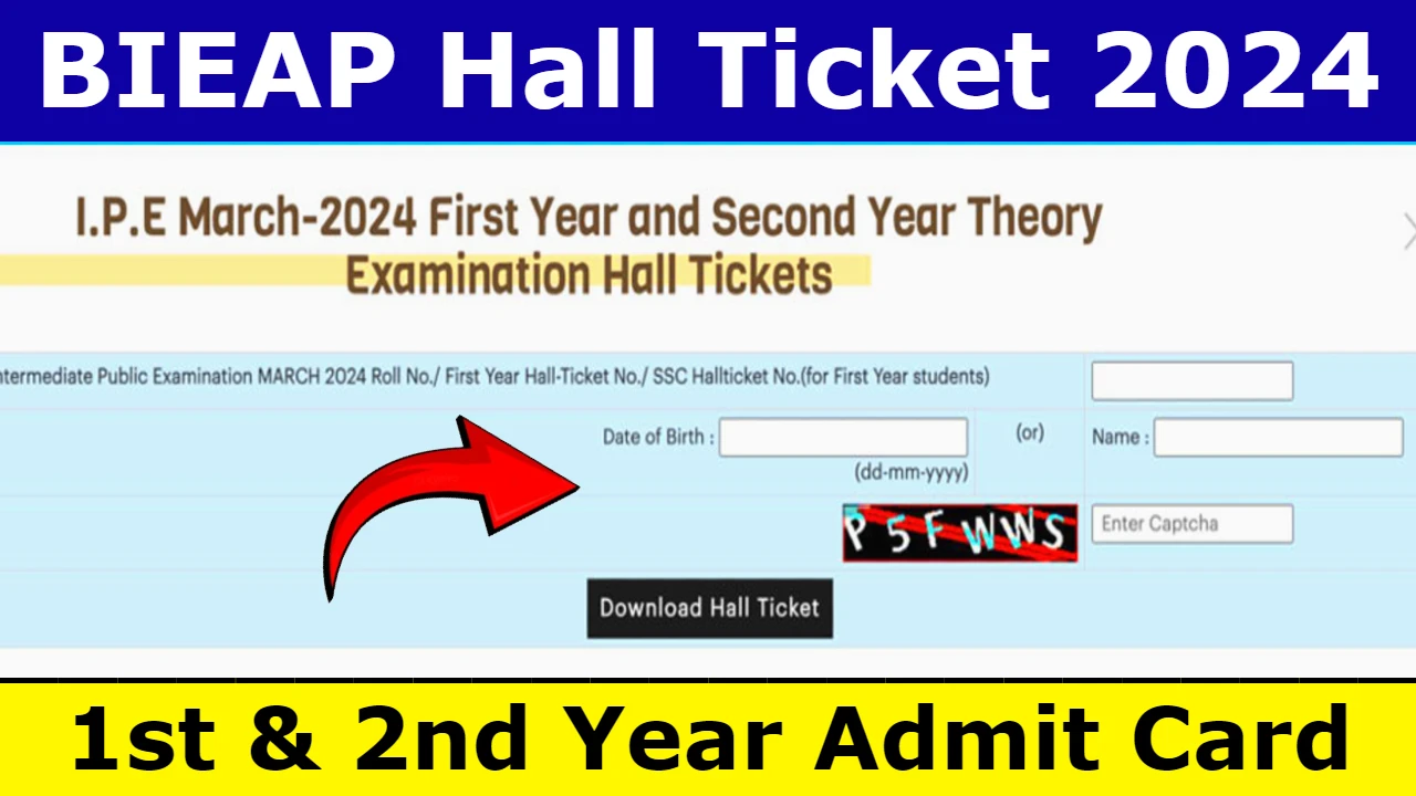 BIEAP Hall Ticket 2024