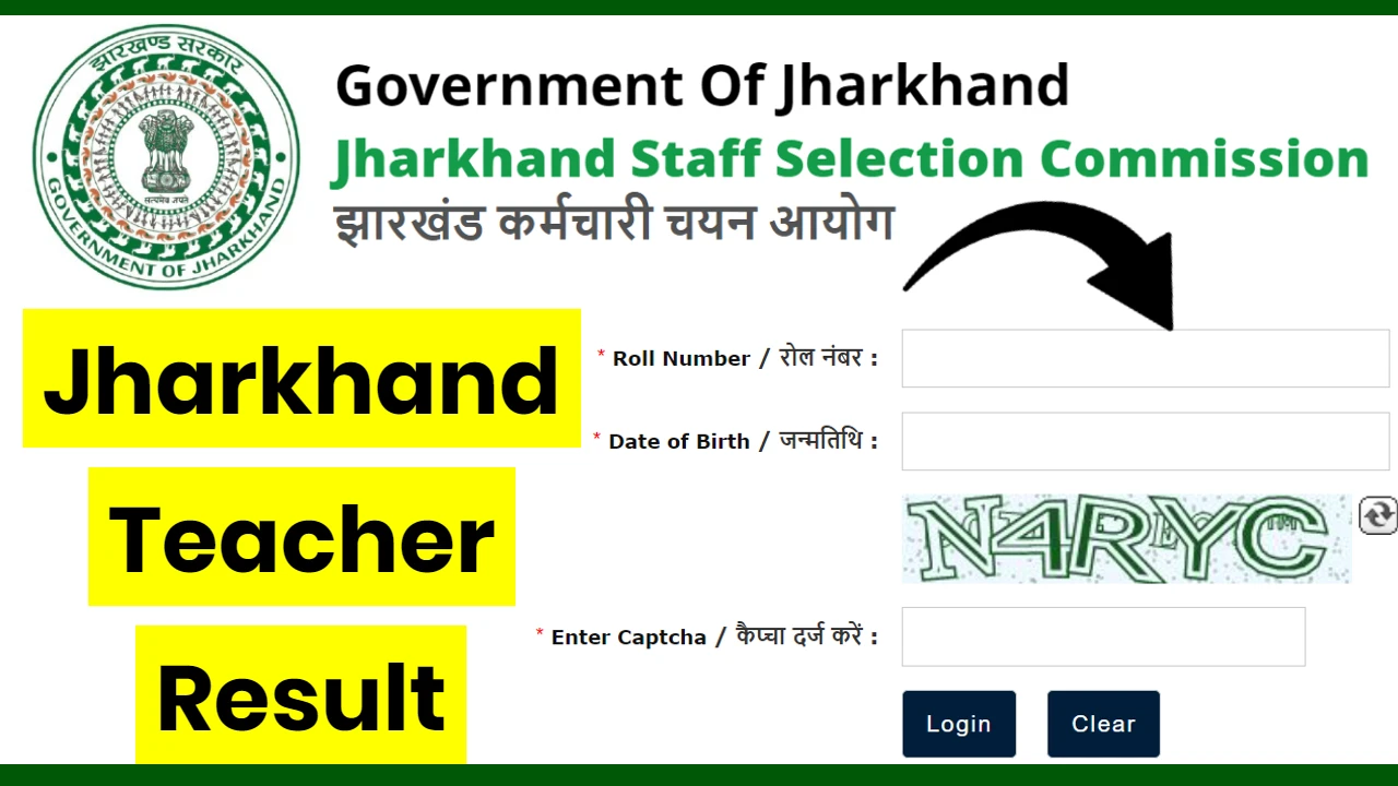 Jharkhand Teacher Result