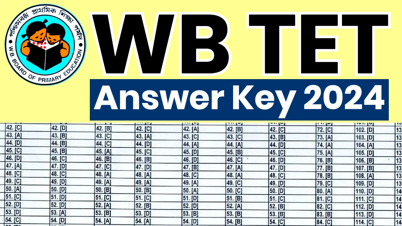 WB TET Answer Key 2024