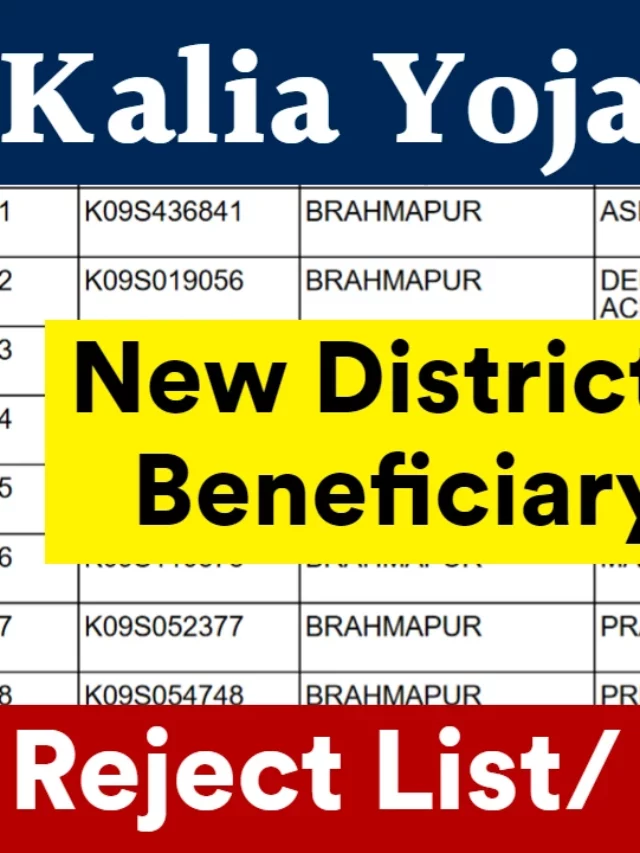 Kalia Yojana List 2024: New District Wise Beneficiary List Released